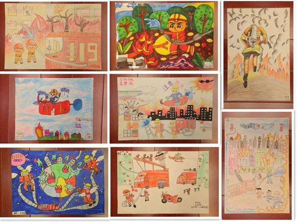 “我是小小消防员”绘画作文获奖作品展 18