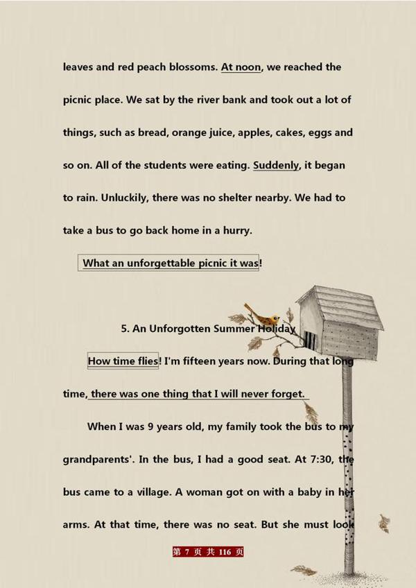 英语“困难户”：初中3年作文“0”扣分！这“1表”我早晚背！ 6