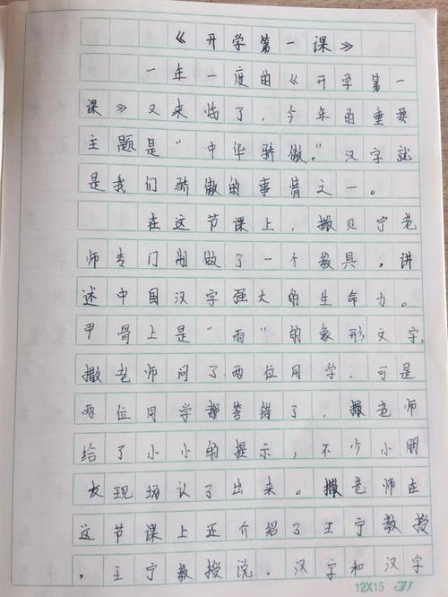 小小视角 四年级观后感作文300字