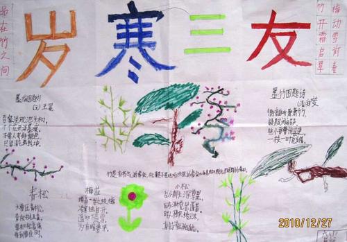 借物喻人的作文700字：岁寒三友