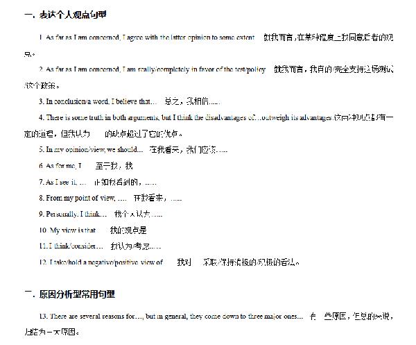 英语作文满分秘籍：65个高级句型，拯救你的低分作文！ 3