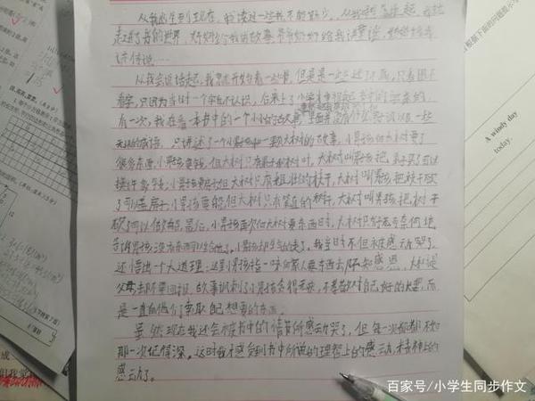 一个孩子写的作文《我和书的故事》,问题很多,看看怎样修改