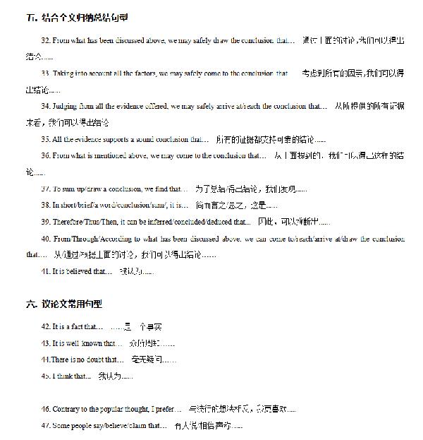英语作文满分秘籍：65个高级句型，拯救你的低分作文！ 5