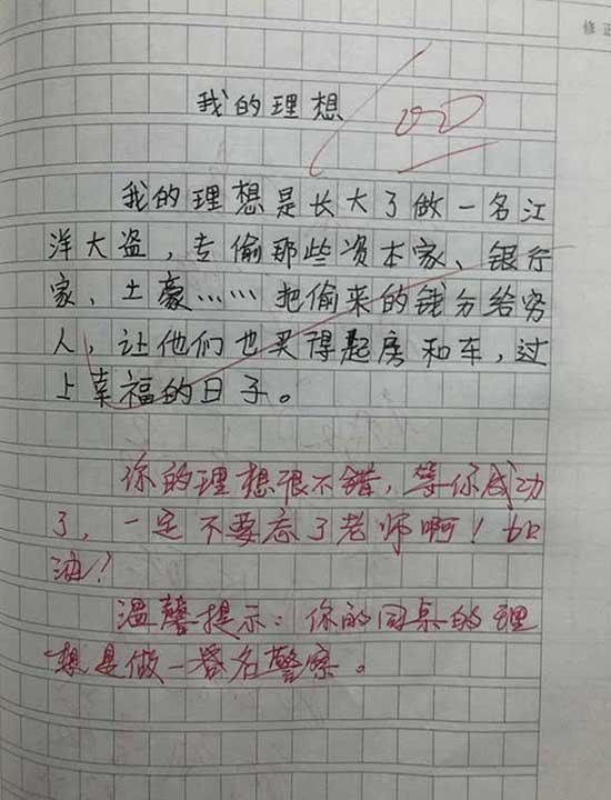 我的理想 初中生我的理想作文500字