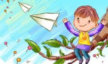 可爱的小鲤鱼 我的童年乐趣作文300字