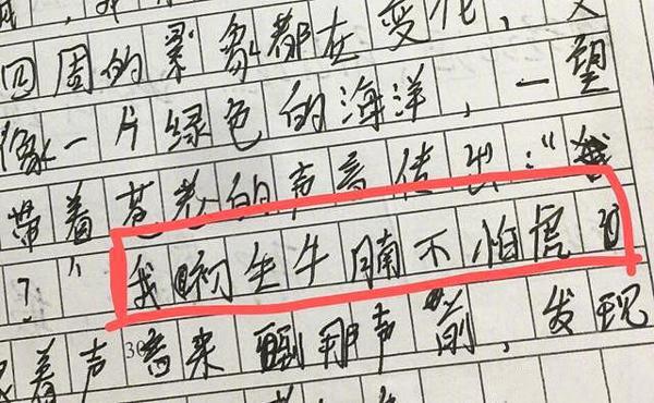 小学生“奇葩作文”火了,让人哭笑不得,网友:三天没被打过了? 3