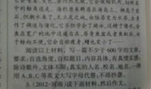 山 初三作文800字