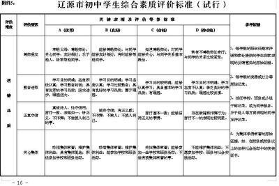 高中综合素质自我评价