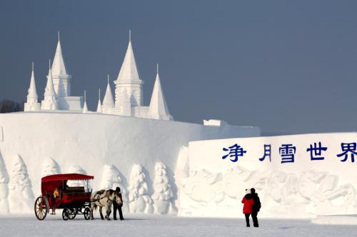 去净月雪世界 游玩冰雪世界作文400字