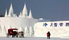 去净月雪世界 游玩冰雪世界作文400字