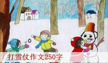 打雪仗 三年级打雪仗作文300字