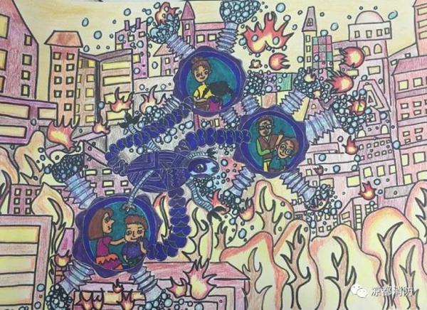 全省“我是小小消防员”绘画作文竞赛结果公布,凉都13件作品获奖 5
