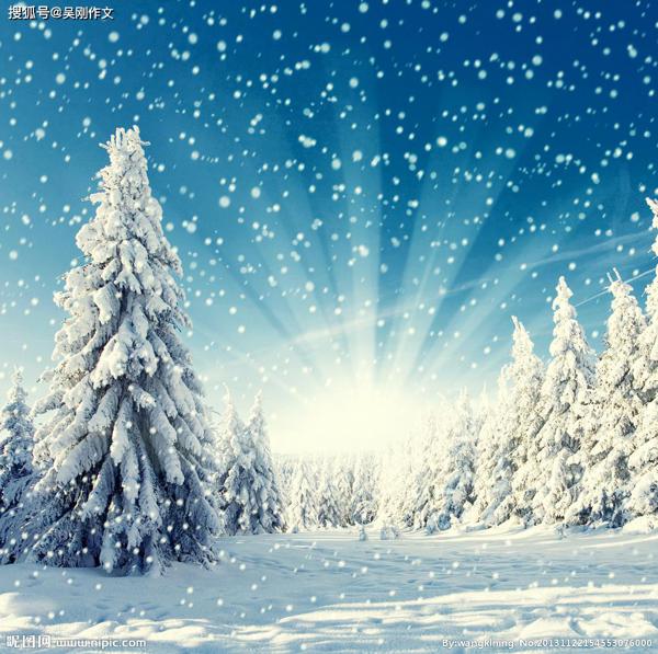 原创 吴刚作文|张文硕《雪花是个乖娃娃》