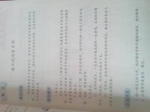 谁不说咱家乡好 我美丽的家乡作文400字