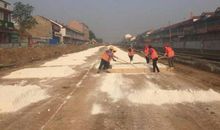 公路工程下石灰土基层的施工技术论文