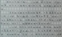 高中学霸写的作文，字迹十分工整，连老师都被打动