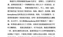 有关做家务的作文