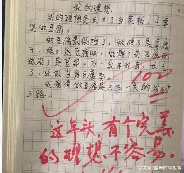 小学生奇葩作文:我是世界上第二帅,第一帅是给我打100分的老师 1