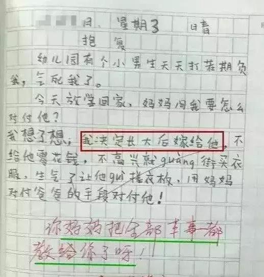 原创 小学生的满分作文，思路清奇，逻辑严谨，大写的服 3