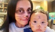 双11别人晒购物，姚晨晒儿子的作文，吐槽辅导作业是个“苦差事”