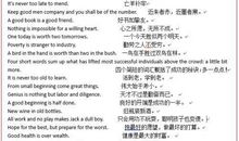 考研英语冲刺：作文常用谚语（1）