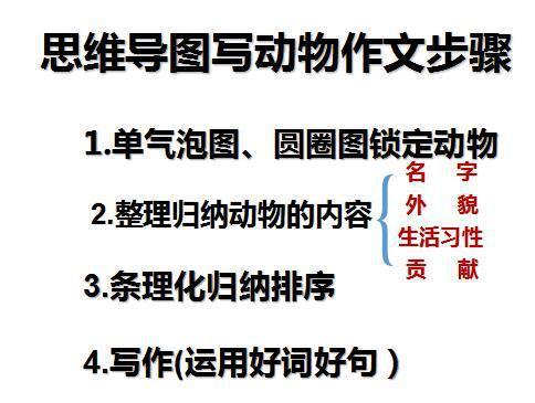 思维导图轻松写作:小学生如何写好动物作文?最全攻略分享给大家 3