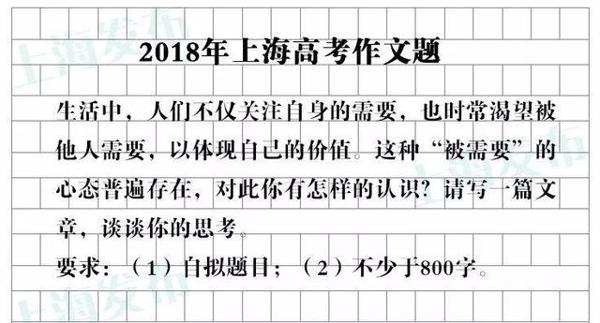 刚刚,上海2020春季高考作文题出炉! 23