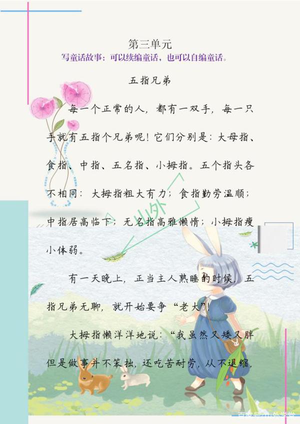 四年级语文单元作文范文,值得孩子阅读学习(建议为孩子打印) 5