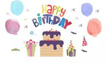 小学英语作文：我的生日（双语）