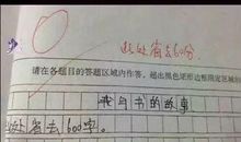 烦！！！孩子作文得了 0 分......