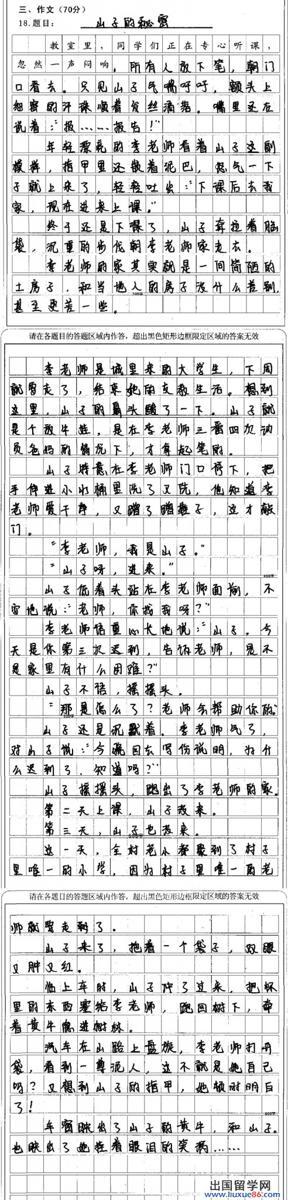 中考优秀作文|《无声的谎言》