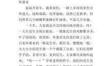 抗旱浇绿 五年级记事作文300字