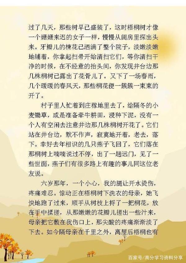 高中语文：高考满分记叙文，附16篇作文范文，值得拿去学习！ 13
