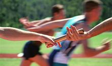 精彩的接力赛 别开生面的接力赛400字作文