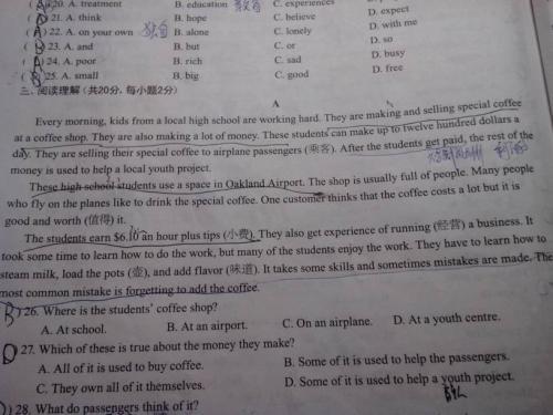 圣诞节英语作文50字