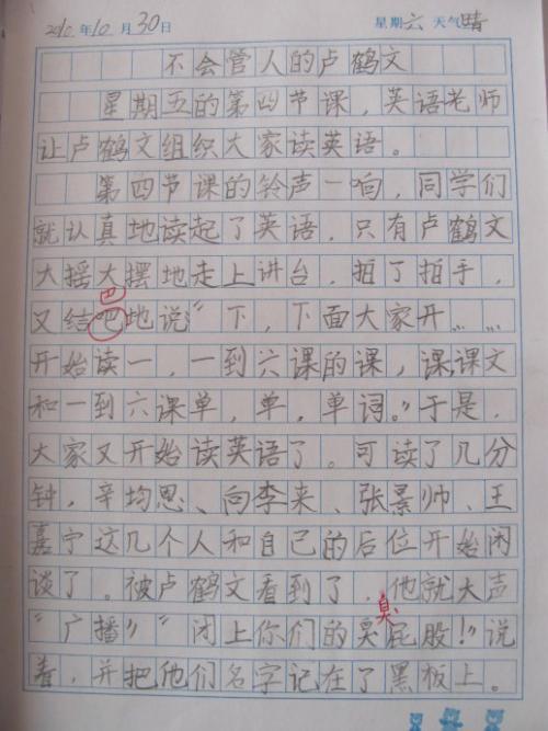 我的小日记 三年级日记500字