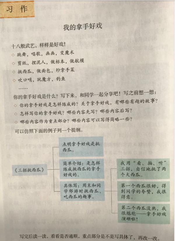 六年级作文“我的拿手好戏”，有哪些误区