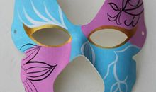 蝴蝶面具 我的手工小制作作文300字