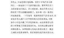 五年级二十年后的家乡作文800字