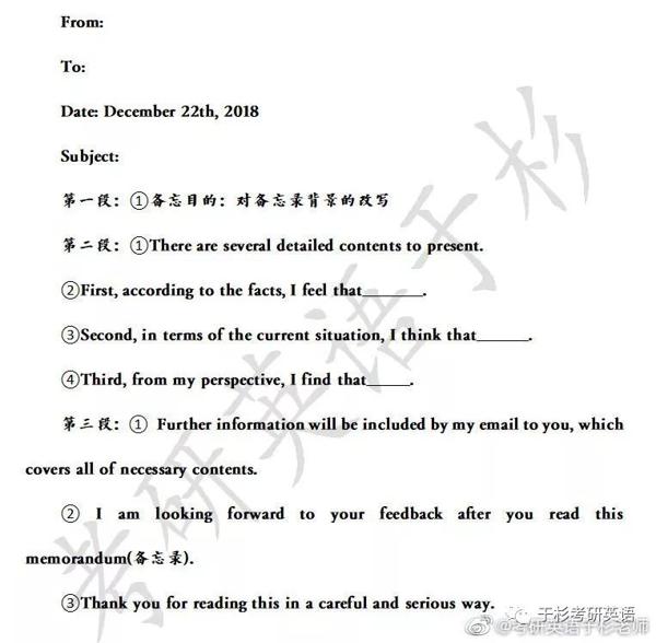 【预测！预测！】考研英语作文预测汇总（包括英语一和英语二大小作文） 1