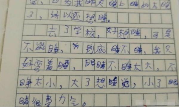 熊孩子的作文“实话实说”,妈妈被嫌弃,老师:你妈知道了会怎样 1