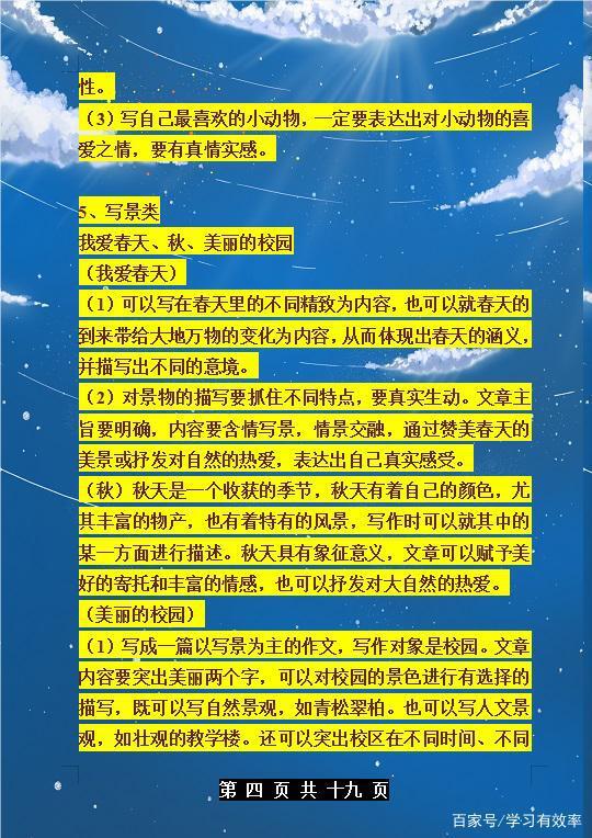 语文老师悄悄透露:我保证语文作文就考这十大类!一定要收藏! 3