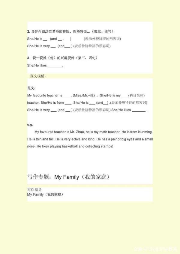 英语老师:小学英语作文专题,打印贴墙孩子背,写作下笔如有神! 12