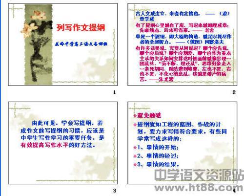 小学各类型作文写作提纲怎么写