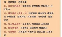 成语分类汇总 ，写作文再也不怕词穷了！