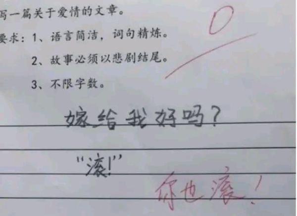 小学生奇葩作文走红,老师的水平也参差不齐,你服吗? 3