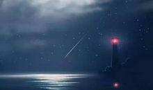 黑夜里的那盏灯作文850字