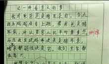 一个平凡的我学生作文