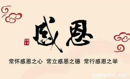 感恩与您_650字