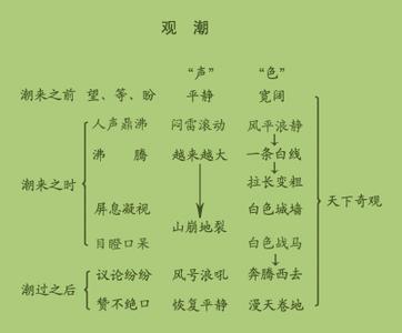 《观潮》第二课时优秀教案